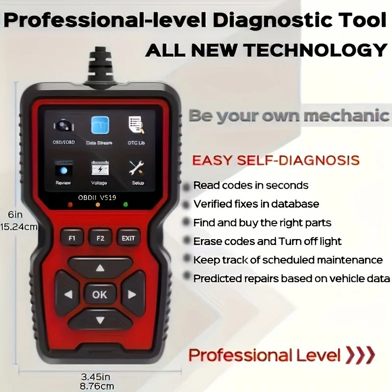 V519 – Scanner OBD2 professionnel pour diagnostic automobile