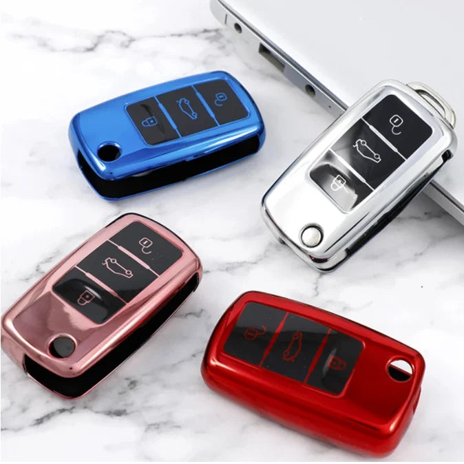 Housse de Clé en TPU pour Volkswagen & Skoda