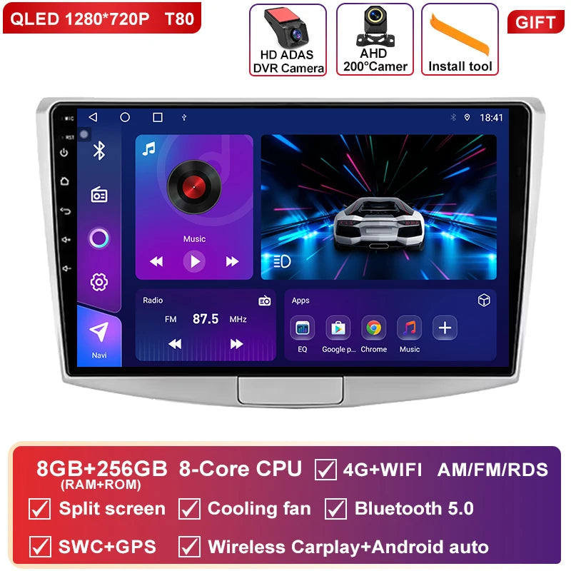 Android 16 CarPlay Auto 4G WiFi – Autoradio multimédia GPS pour Volkswagen