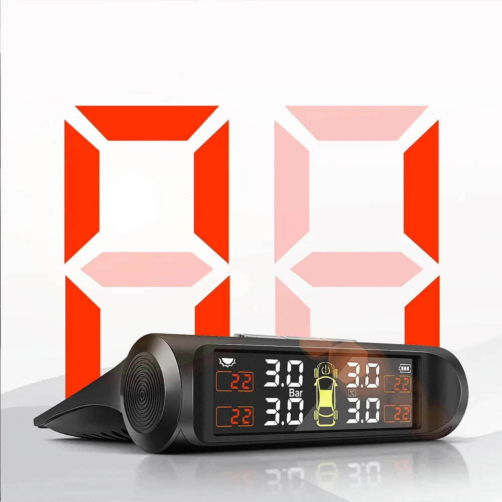 lTPMS Solar Tire Pressure Sensor – Système de surveillance de la pression des pneus