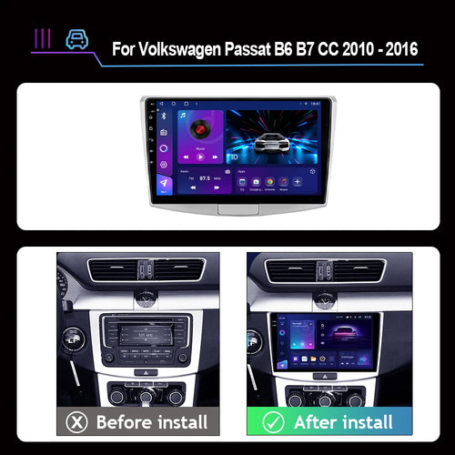 Android 16 CarPlay Auto 4G WiFi – Autoradio multimédia GPS pour Volkswagen