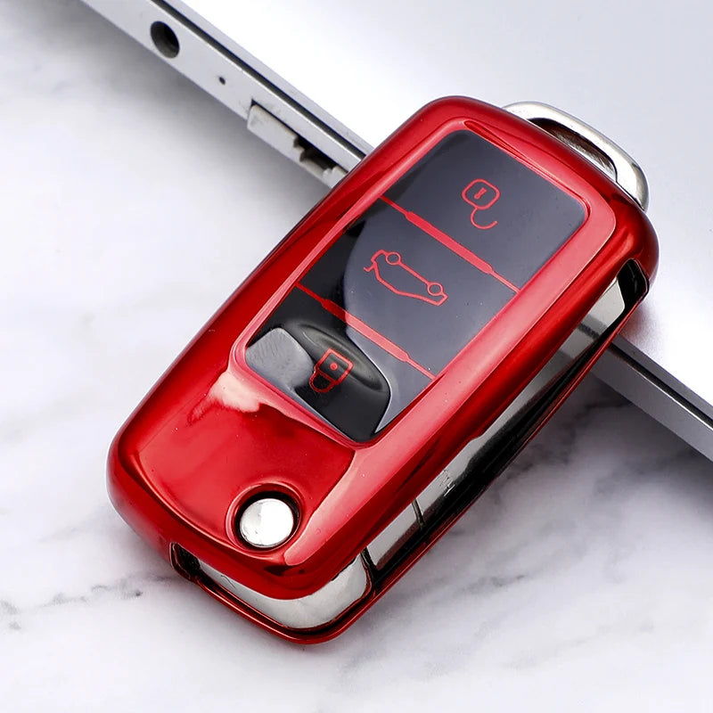 Housse de Clé en TPU pour Volkswagen & Skoda