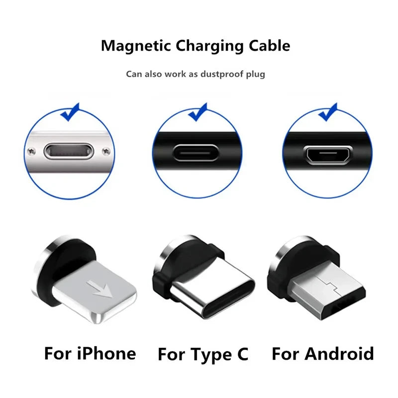 Lot de 9 adaptateurs magnétiques pour câble de charge