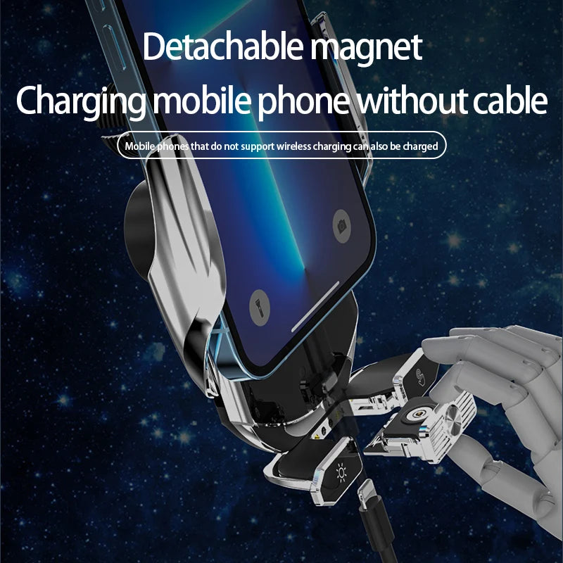 Support magnétique de téléphone avec chargeur sans fil pour voiture