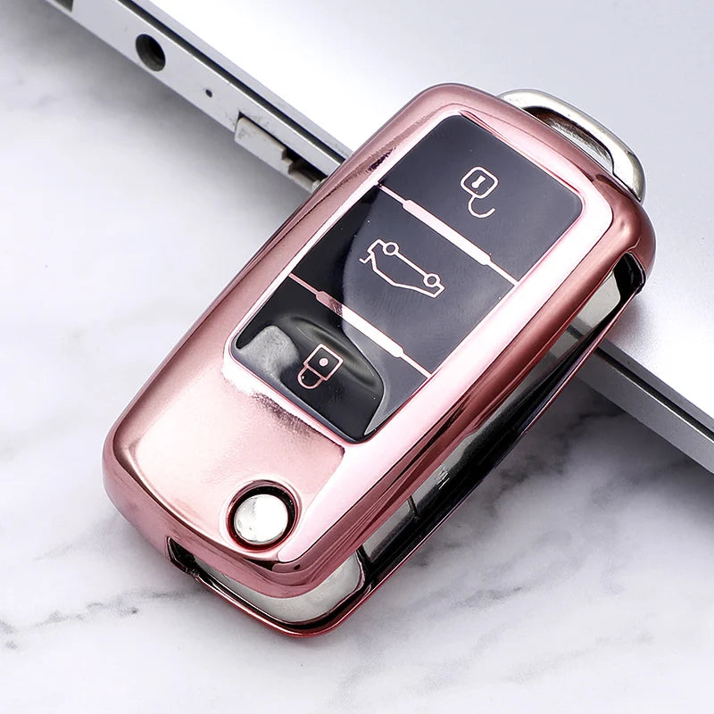 Housse de Clé en TPU pour Volkswagen & Skoda
