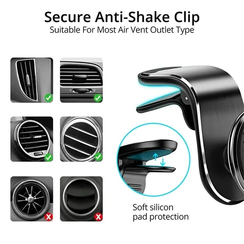 Support magnétique universel pour téléphone de voiture