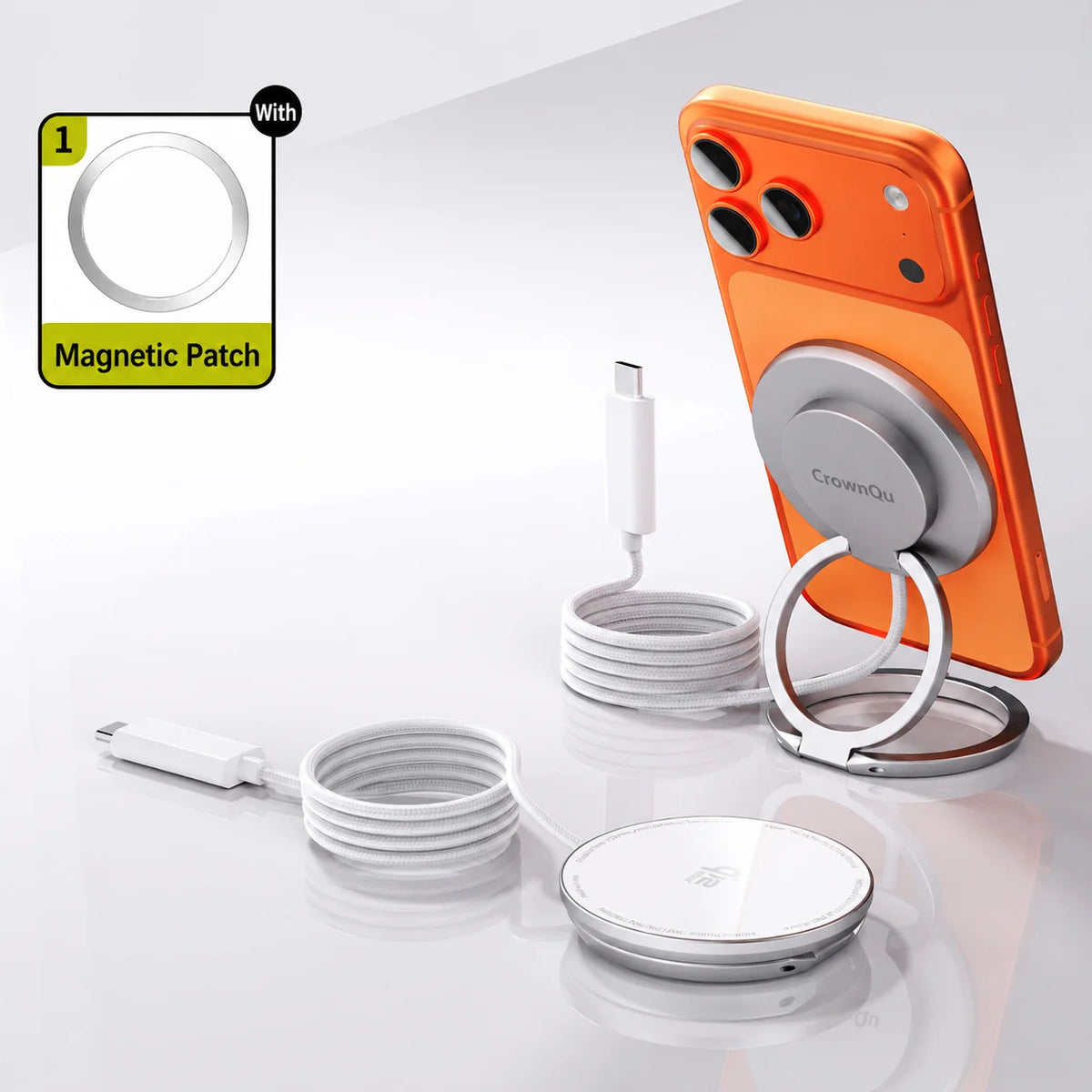 Support de charge sans fil magnétique Qi2.2 25 W