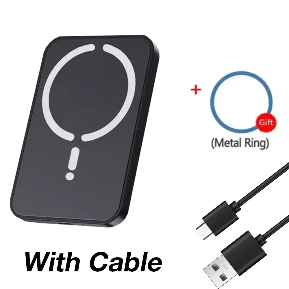 Chargeur sans fil magnétique pour voiture avec support de téléphone