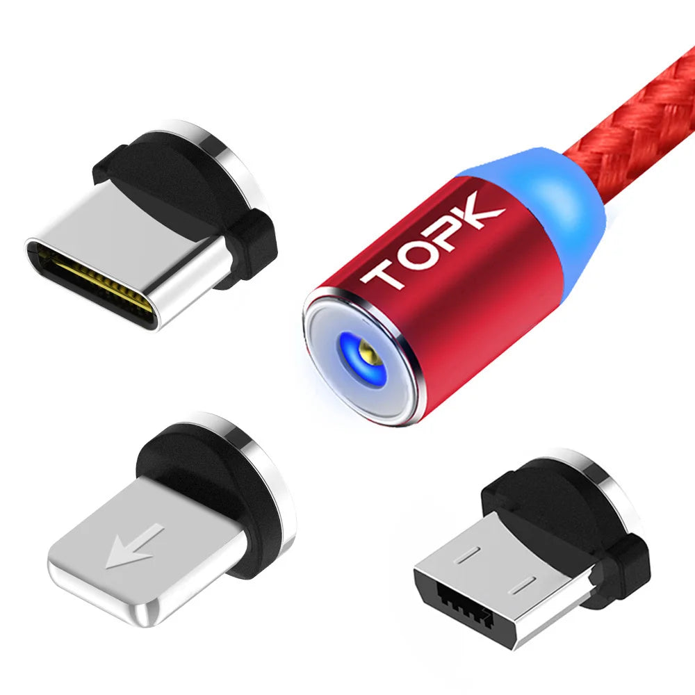 Câble de charge magnétique 3-en-1 TOPK