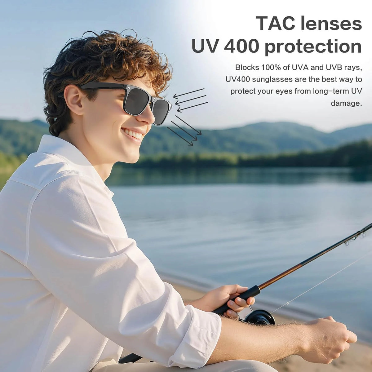 Lunettes Intelligentes AI avec Caméra – Traduction, Appels & Enregistrement