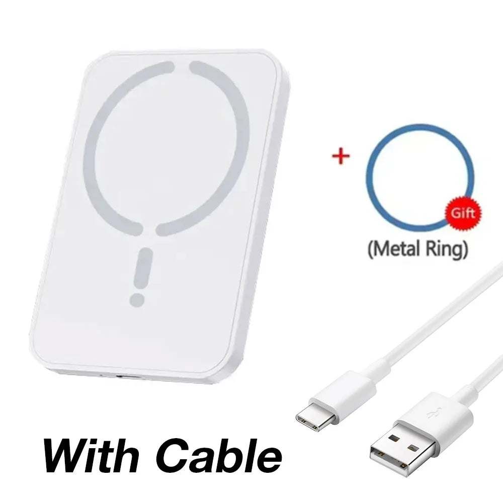 Chargeur sans fil magnétique pour voiture avec support de téléphone