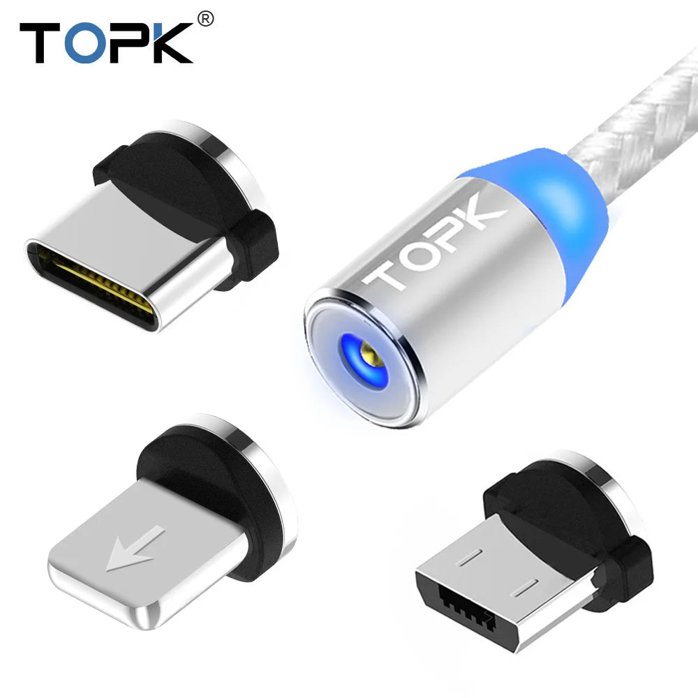 Câble de charge magnétique 3-en-1 TOPK